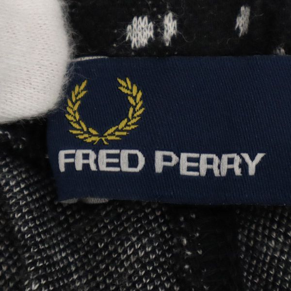 FRED PERRY フレッドペリー ドット クオーター パンツ M ブラック クロップド レディース