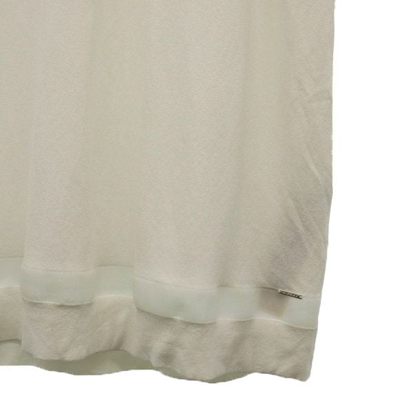 DIESEL ディーゼル 切替 長袖 ワンピース S ホワイト レディース