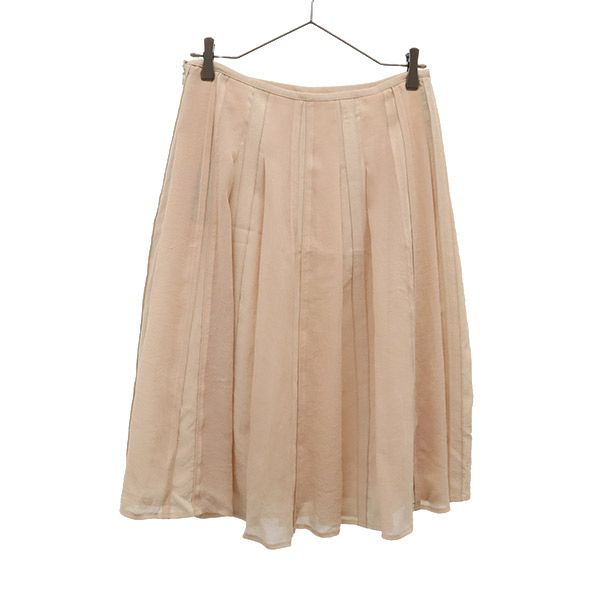 未使用 Sonia Rykiel ソニアリキエル 切替 ミディ丈 切替 スカート 40 ピンク レディース