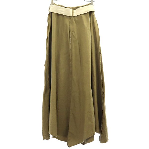 TODAYFUL トゥデイフル ロング丈 フレアスカート 36 ブラウン アシンメトリー レディース