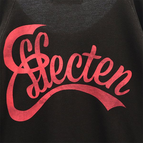 エフェクテン プリント 長袖 スウェット トレーナー グレー EFFECTEN メンズ