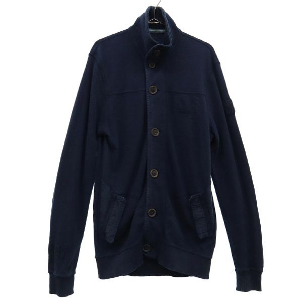 NAPAPIJRI ナパピリ ロゴ刺繍 ジャケット S ネイビー ロゴワッペン メンズ