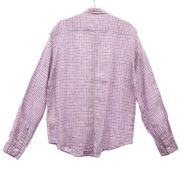 Frank&Eileen フランクアンドアイリーン リネン チェック 長袖 シャツ XS メンズ