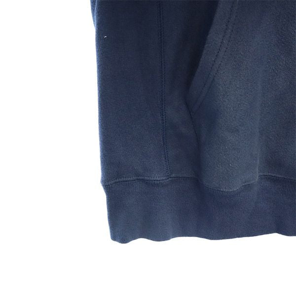 Champion チャンピオン 青単復刻 リバースウィーブ 長袖 スウェットパーカー S ブルー プルパーカー メンズ
