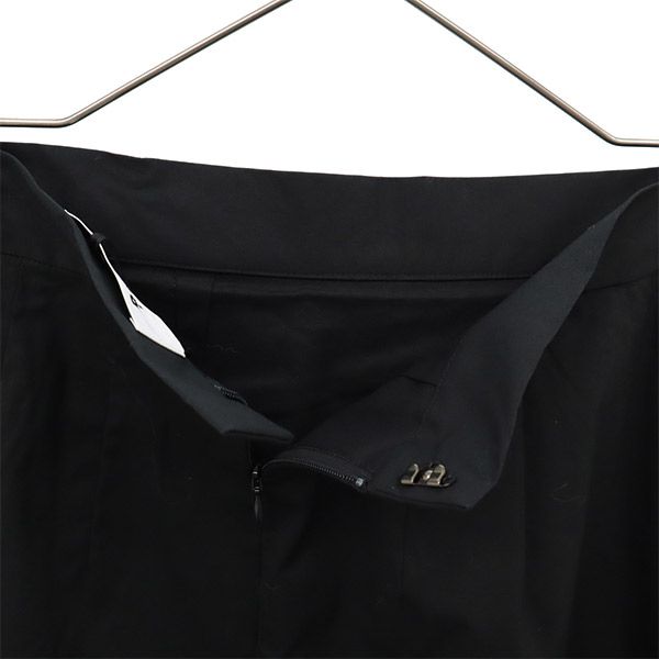 BLACK BY MOUSSY ブラックバイマウジー 未使用 ロング丈 アシンメトリー ラップスカート 2 ブラック 巻きスカート レディース