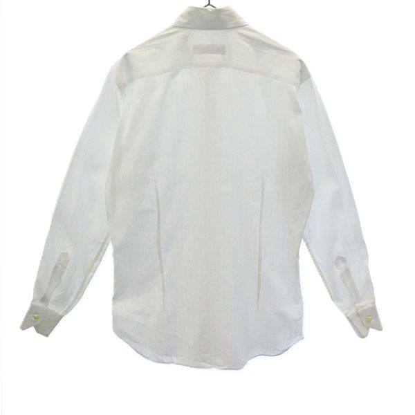 ETRO エトロ イタリア製 総柄 長袖 シャツ 39 ホワイト メンズ