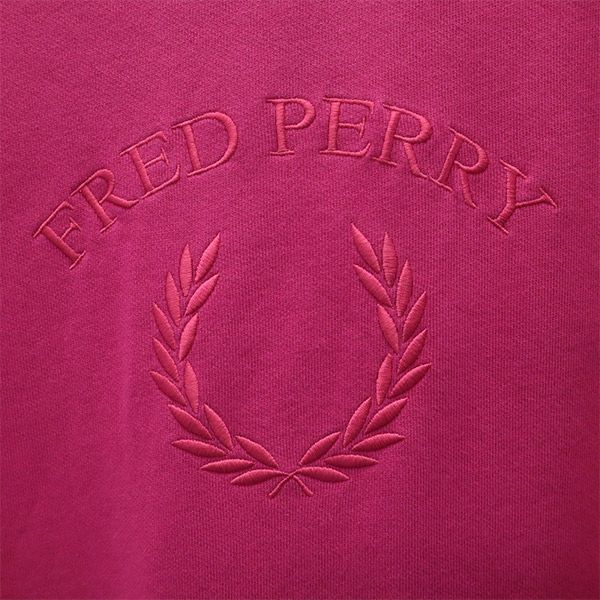 FRED PERRY フレッドペリー 長袖 トレーナー 10 ピンク スウェット レディース