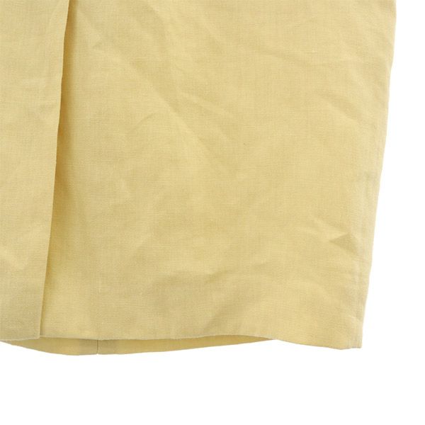 ラルフローレン リネン ミディ丈 タイトスカート 9 ベージュ RALPH LAUREN レディース