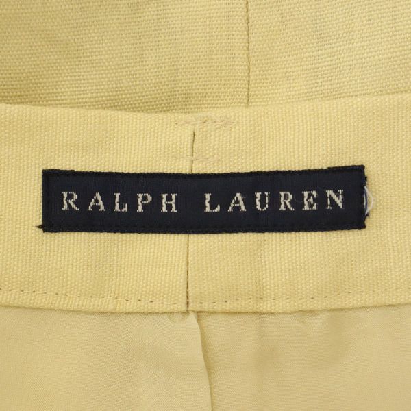 ラルフローレン リネン ミディ丈 タイトスカート 9 ベージュ RALPH LAUREN レディース