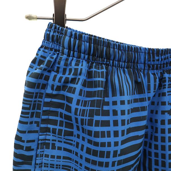 ナイキ 総柄 トレーニング インナーパンツ付 ショートパンツ M ブルー NIKE メンズ