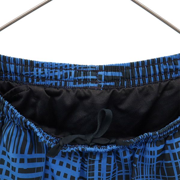 ナイキ 総柄 トレーニング インナーパンツ付 ショートパンツ M ブルー NIKE メンズ