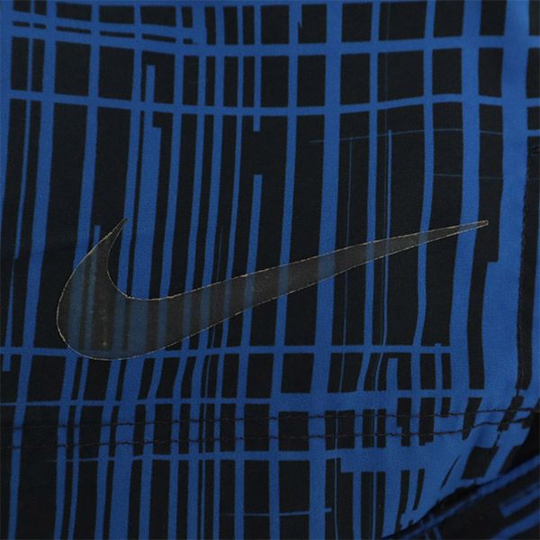 ナイキ 総柄 トレーニング インナーパンツ付 ショートパンツ M ブルー NIKE メンズ