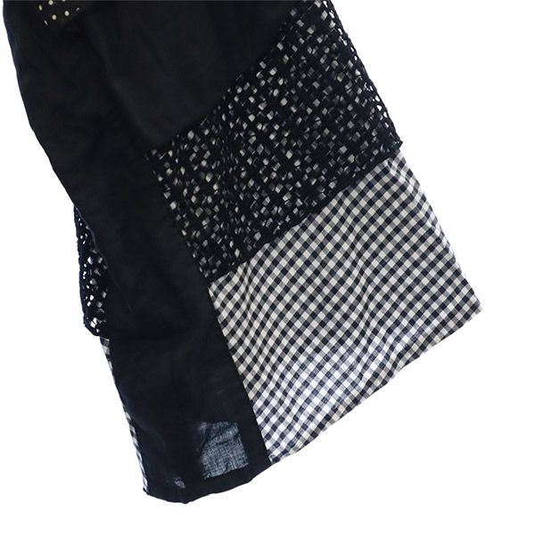 トリト ビームスボーイ ドット 長袖 シャツ 36 ブラック TORI-TO BEAMS BOY レディース