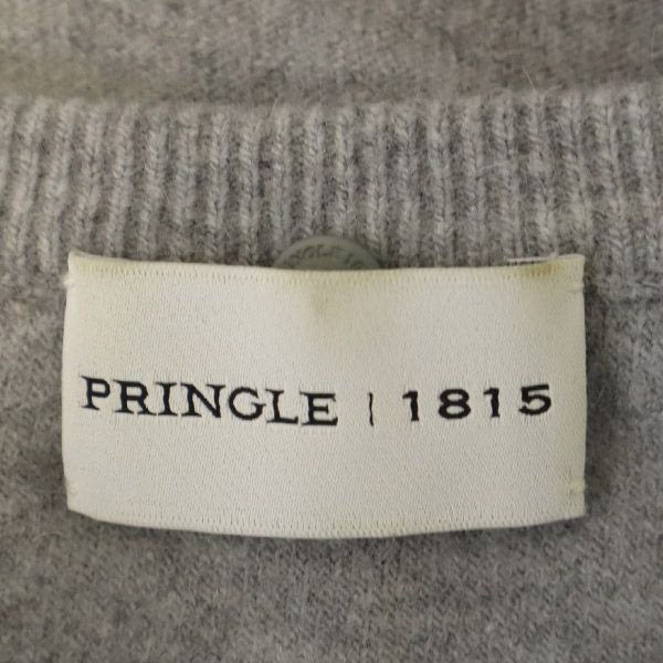 PRINGLE 1815 プリングル1815 ウールブレンド 長袖 ニット ワンピース 10 グレー 三陽商会 レディース
