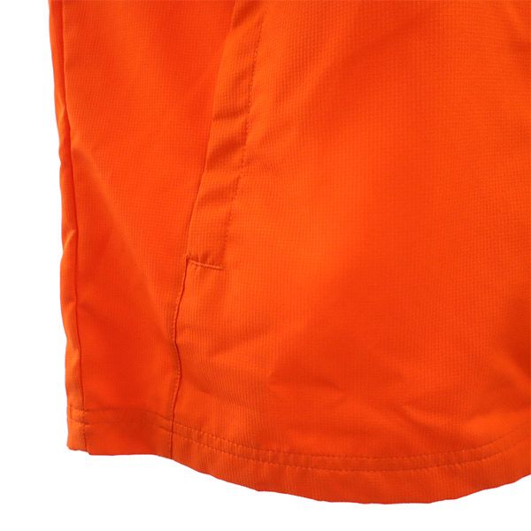 未使用 UNDER ARMOUR アンダーアーマー プリント トレーニング 長袖 ジップパーカー LG オレンジ系 メンズ