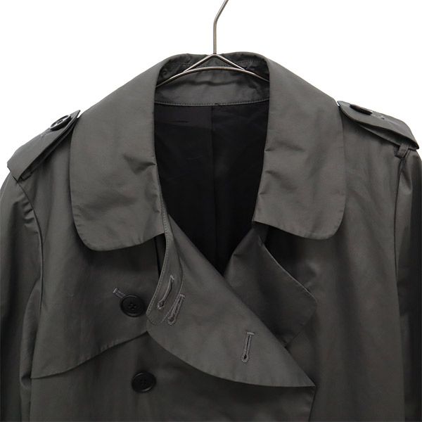 β ベータ トレンチコート 40 グレー レディース