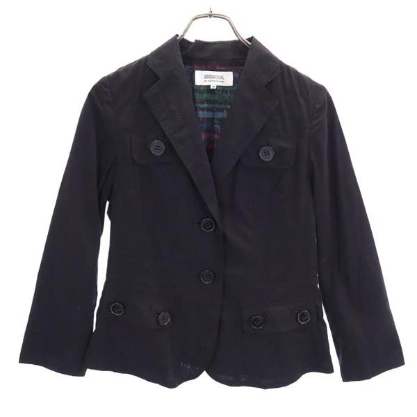 SONIA by SONIA RYKIEL ソニアバイソニアリキエル ジャケット 38 ブラック 日本製 レディース