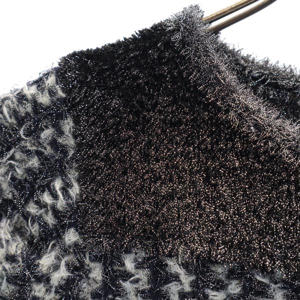 Drawer ドゥロワー ストライプ柄 半袖 ミニワンピース 2 ブラック系 日本製 レディース