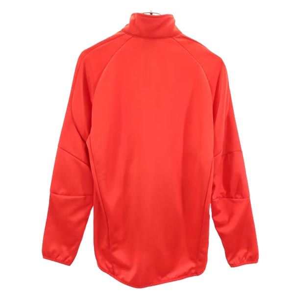 未使用 PUMA プーマ ロゴワッペン 長袖 トレーニングジャージ S レッド トレーニング ワンポイント メンズ