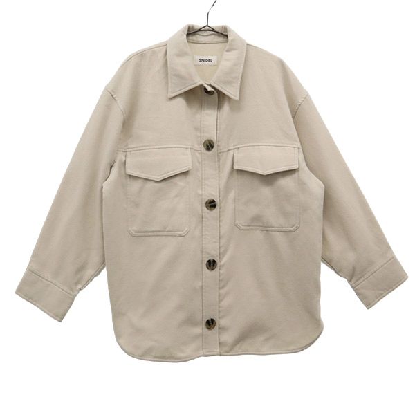 SNIDEL スナイデル オーバー ワークジャケット F ホワイト SWFJ214046 レディース