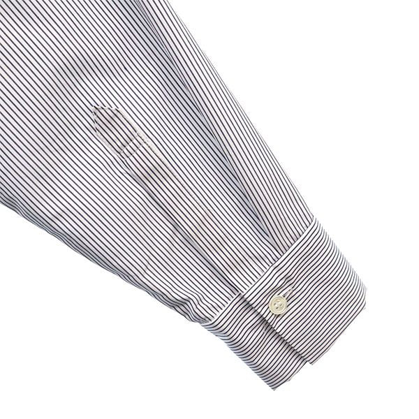 β ベータ ストライプ 長袖 シャツ 9 フード付き メンズ