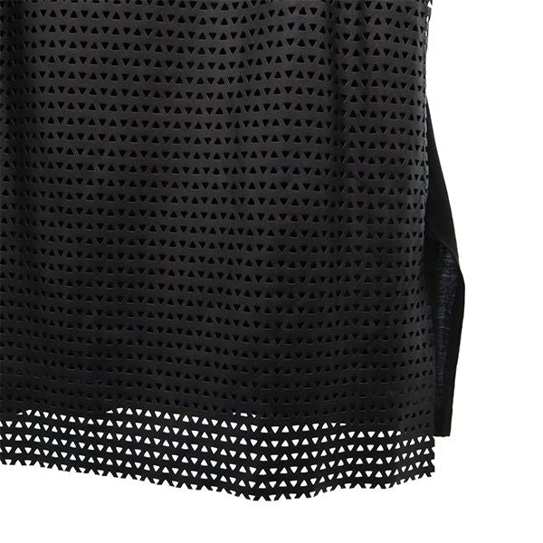 β ベータ 総柄 長袖 Tシャツ 9 ブラック レディース