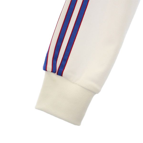 未使用 アディダス プリント UV CARE ジャージジャケット M ホワイト adidas CLIMA LITE レディース