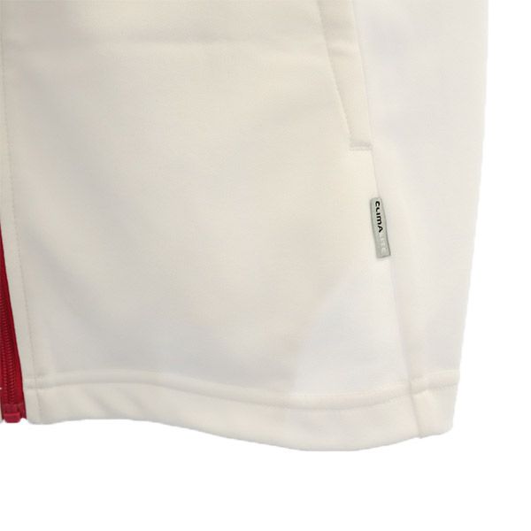 未使用 アディダス プリント UV CARE ジャージジャケット M ホワイト adidas CLIMA LITE レディース