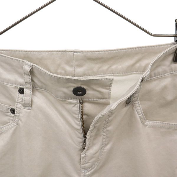 β ベータメン カラー パンツ 7 ホワイト レディース