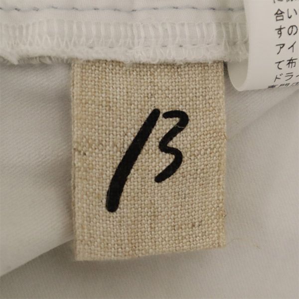 β ベータメン カラー パンツ 7 ホワイト レディース