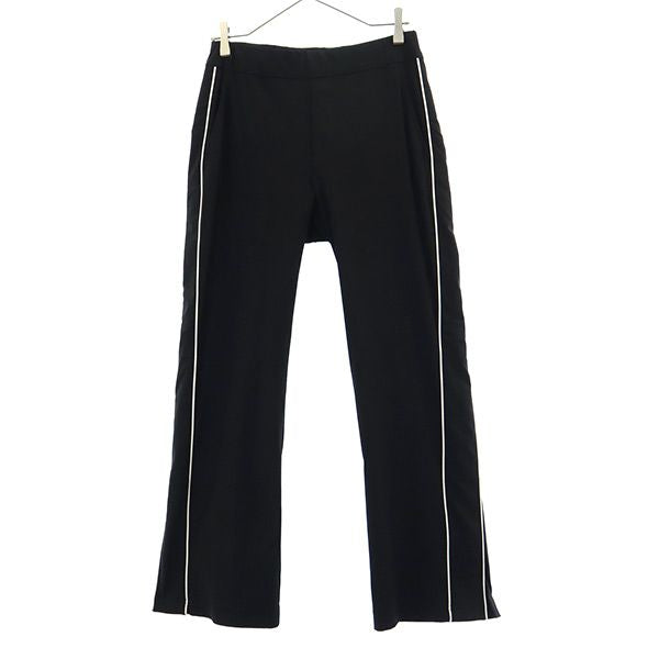 β ベータメン ライン ロングジャージパンツ 9 ブラック ストレッチ ウエストゴム レディース