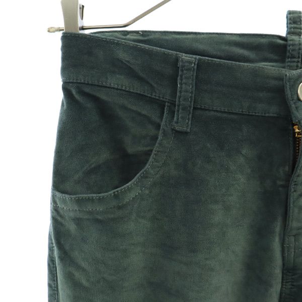 β ベータメン コーデュロイパンツ 7 グリーン レディース