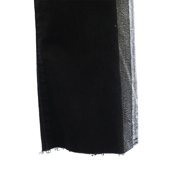 β ベータメン ペイント ペイント スリムデニムパンツ 9 ブラック ストレッチ ジーパン レディース