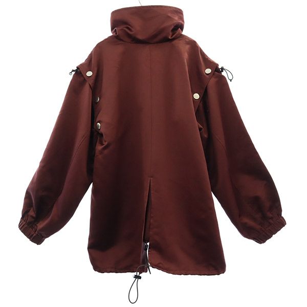 IRENE アイレネ 長袖 2WAY プルオーバー ジャケット ブラウン パーカー レディース