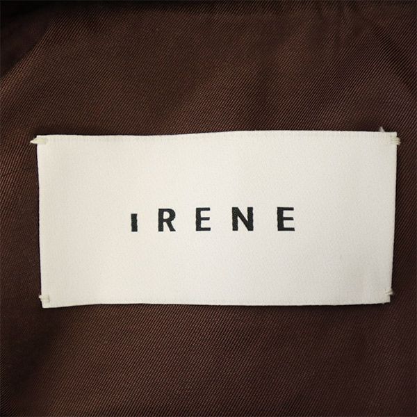 IRENE アイレネ 長袖 2WAY プルオーバー ジャケット ブラウン パーカー レディース