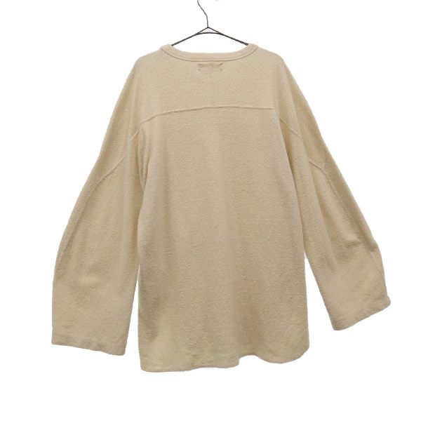 unfil アンフィル 長袖 パイル地 Tシャツ 1 ホワイト 日本製 メンズ