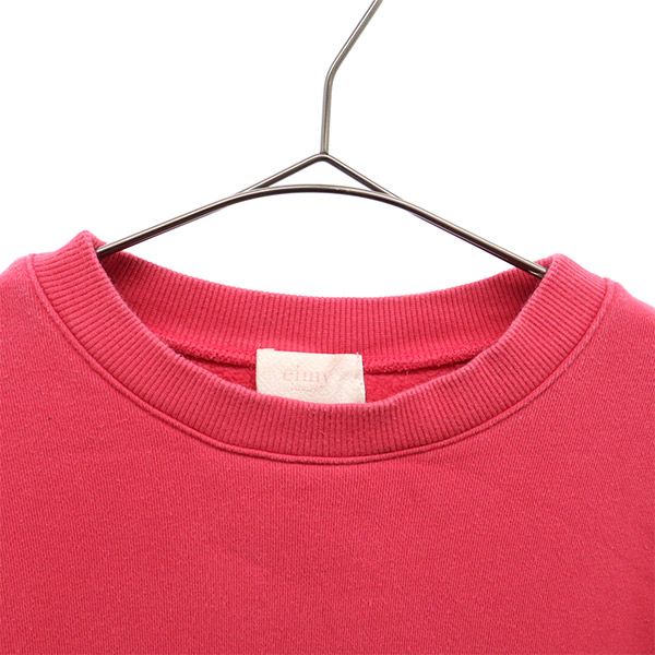 eimy istoire エイミーイストワール プリント 長袖 スウェット F ピンク トレーナー レディース