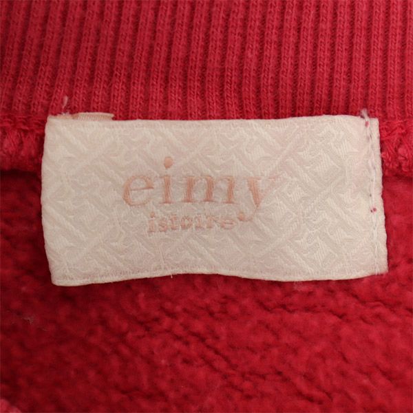 eimy istoire エイミーイストワール プリント 長袖 スウェット F ピンク トレーナー レディース
