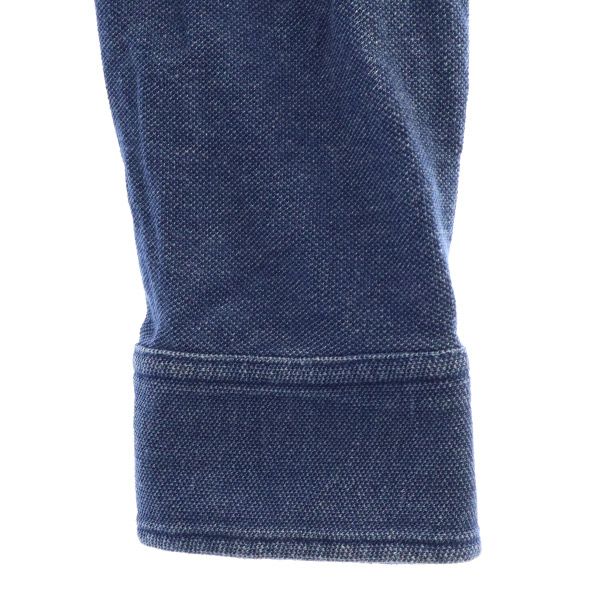 LACOSTE ラコステ ロゴワッペン 長袖 ボタンダウンシャツ S ブルー メンズ