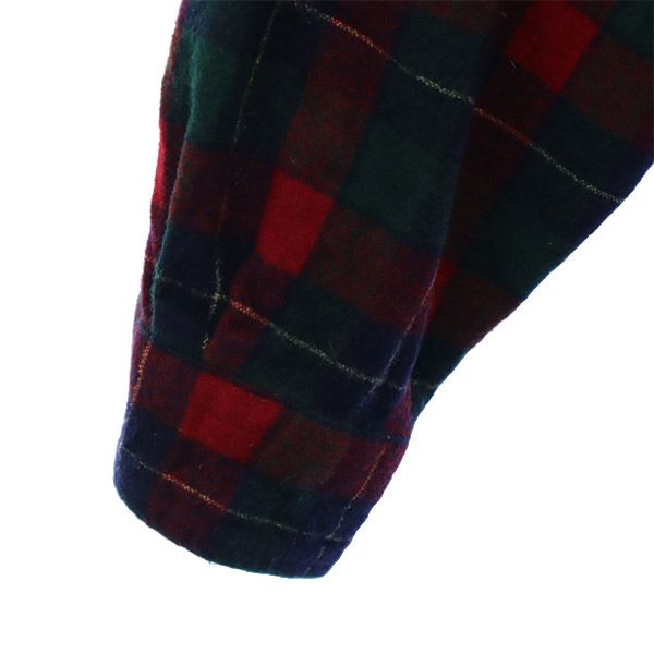 PENDLETON ペンドルトン チェック 長袖 ウールシャツ L メンズ