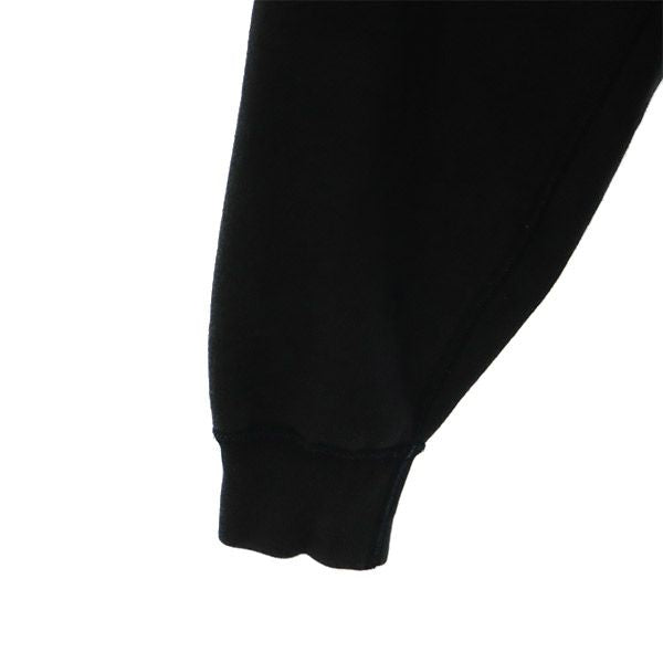 LEGENDA レジェンダ ロゴ刺繍 長袖 スウェットパーカー F ブラック プルオーバー トレーナー メンズ