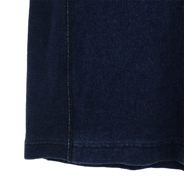 チャンピオン リバースウィーブ ロゴワッペン 長袖 Tシャツ MEDIUM ネイビー Champion メンズ