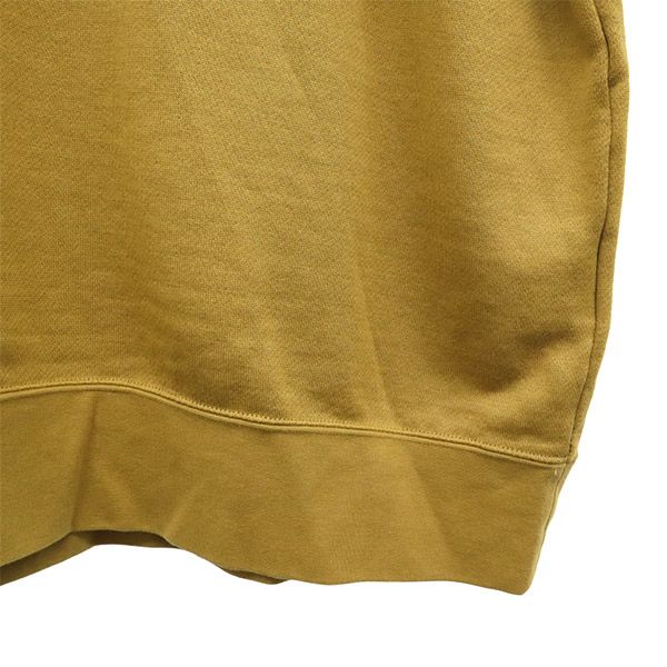 MAISON SPECIAL メゾンスペシャル 長袖 スウェット 46 イエロー トレーナー メンズ