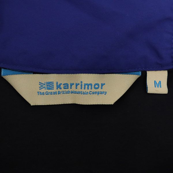 Karrimor カリマー 切替 ナイロンジャケット M ブルー レディース
