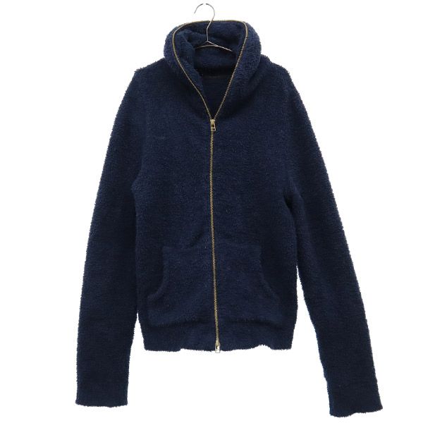 junhashimoto ジュンハシモト 日本製 フリースジャケット 3 ネイビー BABY HAIR レディース