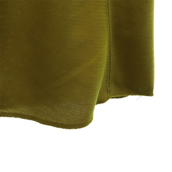 未使用 Agawd アガウド 長袖 ロングワンピース F イエロー レディース