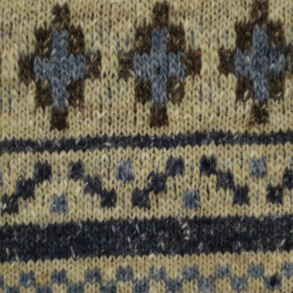 シップスジェットブルー 総柄 ニットベスト S ブルー系 SHIPS JET BLUE メンズ