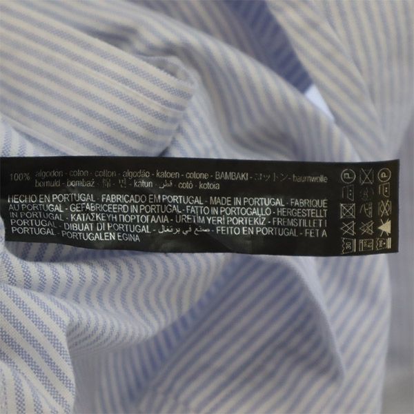 ザラ ストライプ 長袖 ボタンダウンシャツ XS ZARA レディース