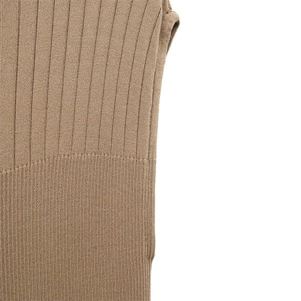 Mila Owen ミラオーウェン ノースリーブ ニット ワンピース 1 ブラウン 09WNO212020 レディース