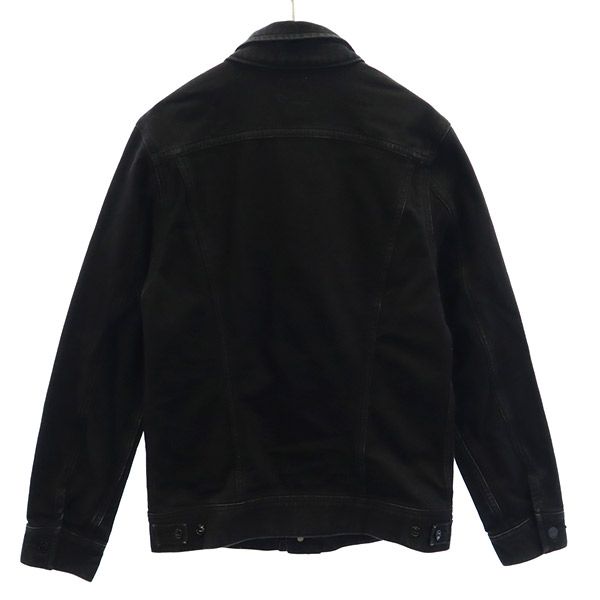 リー ナノユニバース コラボ デニムジャケット M ブラック Lee NANOUNIVERSE ジージャン レディース